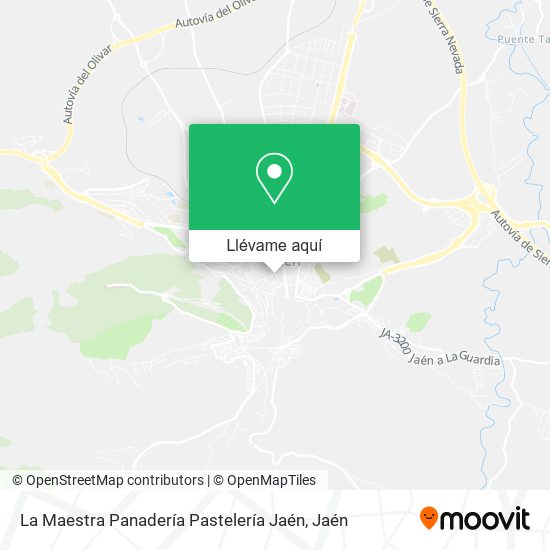 Mapa La Maestra Panadería Pastelería Jaén