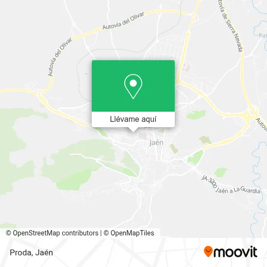 Mapa Proda