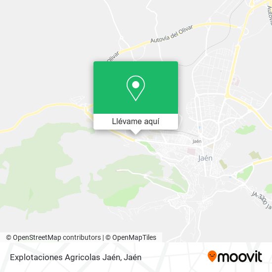 Mapa Explotaciones Agricolas Jaén