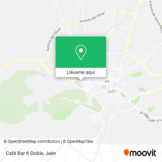 Mapa Café Bar 6 Doble