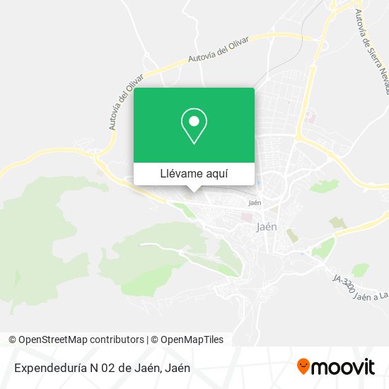 Mapa Expendeduría N 02 de Jaén