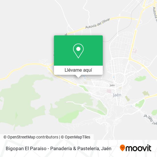 Mapa Bigopan El Paraíso - Panadería & Pastelería
