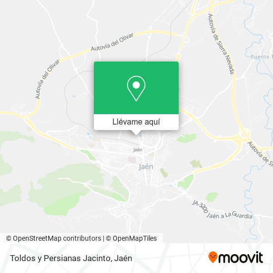 Mapa Toldos y Persianas Jacinto