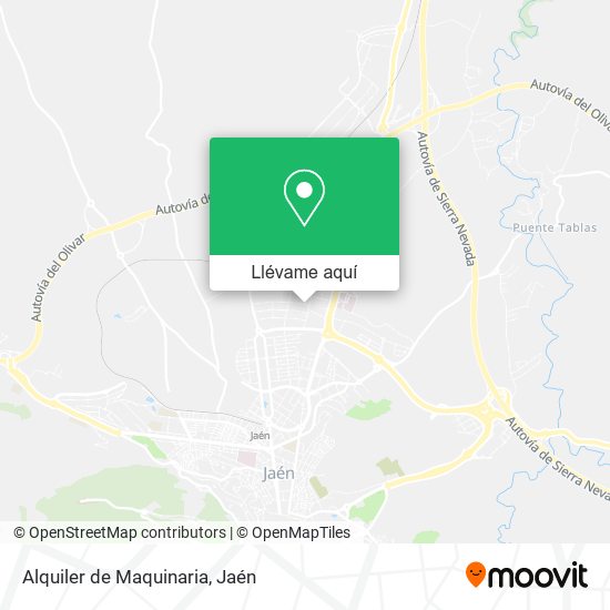 Mapa Alquiler de Maquinaria