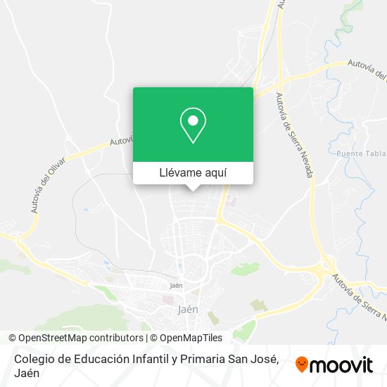 Mapa Colegio de Educación Infantil y Primaria San José