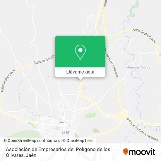 Mapa Asociación de Empresarios del Polígono de los Olivares