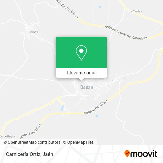 Mapa Carnicería Ortiz