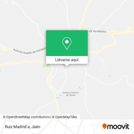 Mapa Ruiz Madrid a