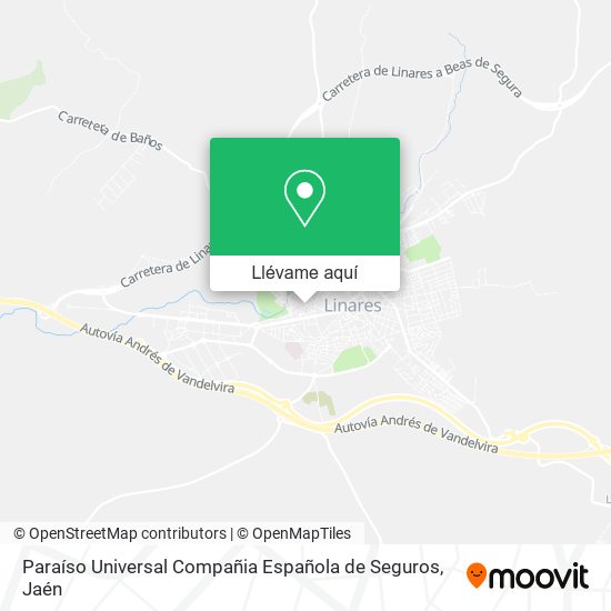 Mapa Paraíso Universal Compañia Española de Seguros