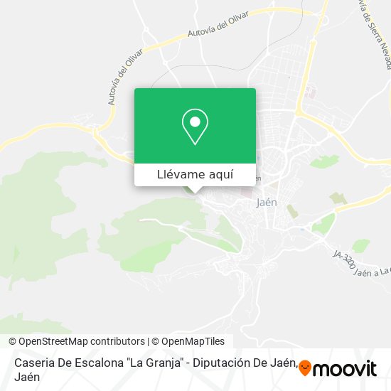 Mapa Caseria De Escalona "La Granja" - Diputación De Jaén