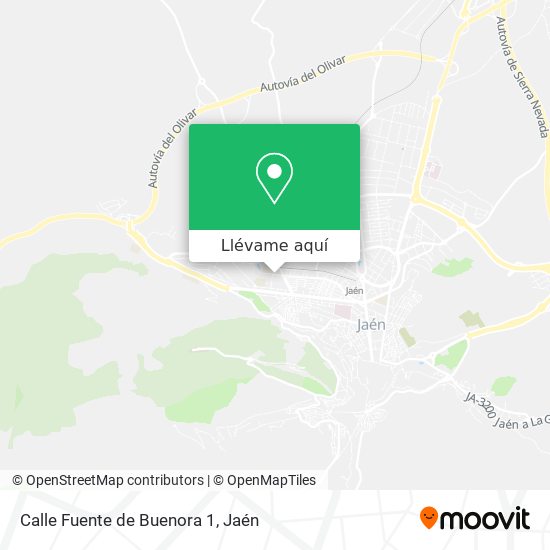 Mapa Calle Fuente de Buenora 1
