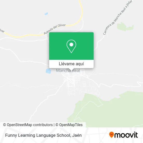 Mapa Funny Learning Language School