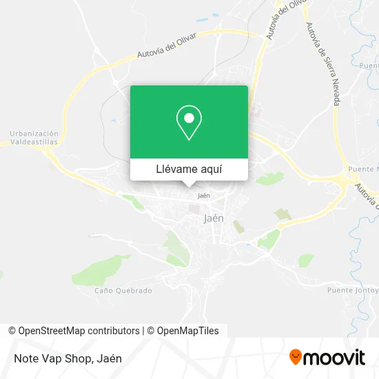Mapa Note Vap Shop