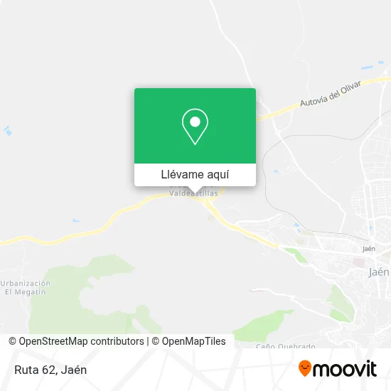 Mapa Ruta 62