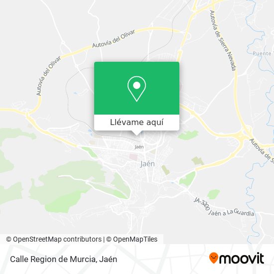 Mapa Calle Region de Murcia