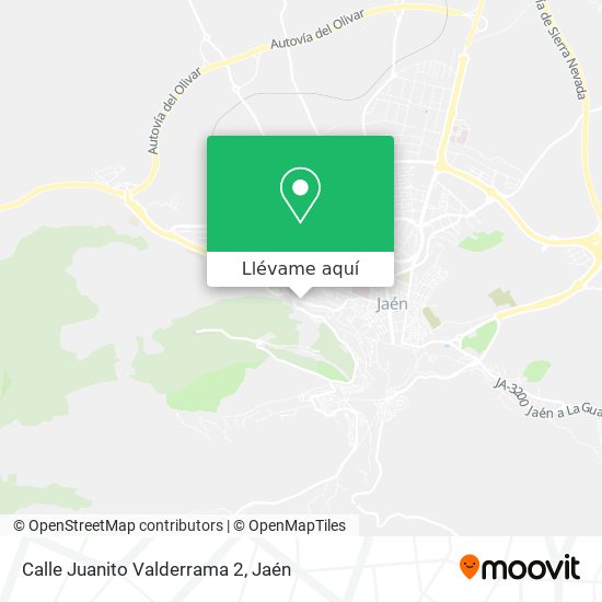 Mapa Calle Juanito Valderrama 2