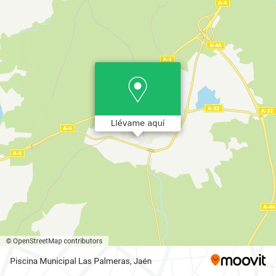Mapa Piscina Municipal Las Palmeras