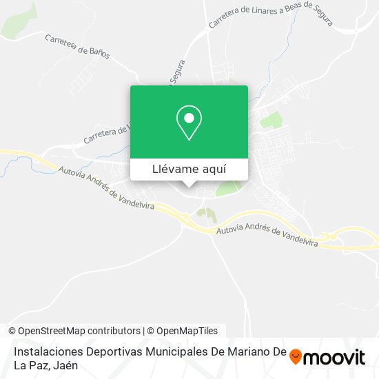Mapa Instalaciones Deportivas Municipales De Mariano De La Paz
