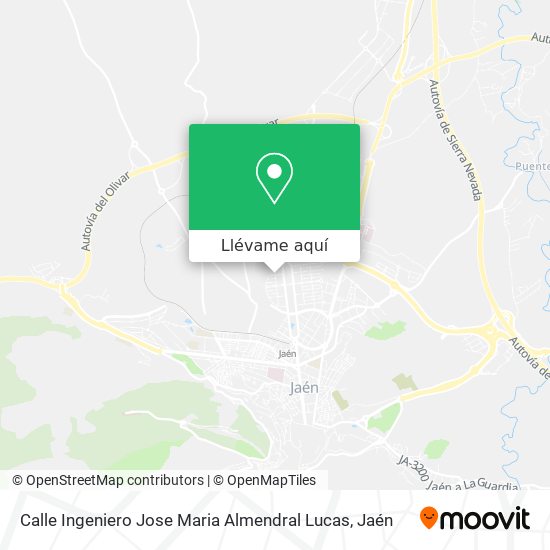 Mapa Calle Ingeniero Jose Maria Almendral Lucas