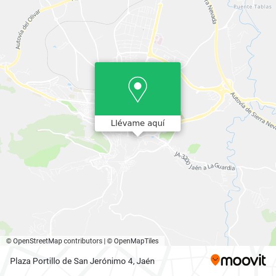 Mapa Plaza Portillo de San Jerónimo 4