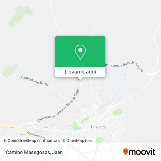 Mapa Camino Masegosas