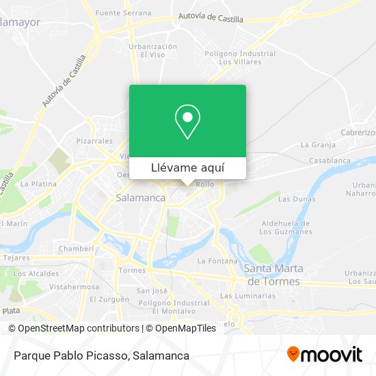 Mapa Parque Pablo Picasso