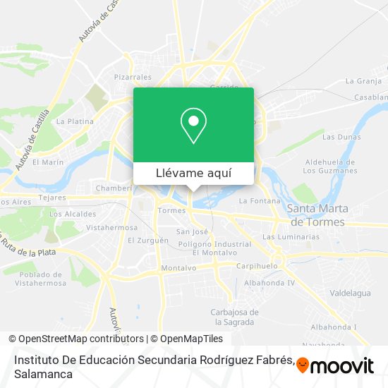 Mapa Instituto De Educación Secundaria Rodríguez Fabrés