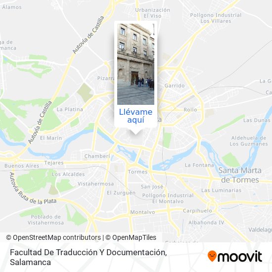 Mapa Facultad De Traducción Y Documentación