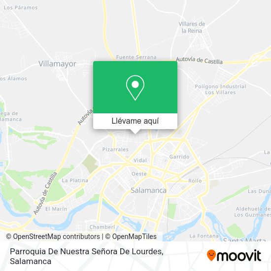 Mapa Parroquia De Nuestra Señora De Lourdes