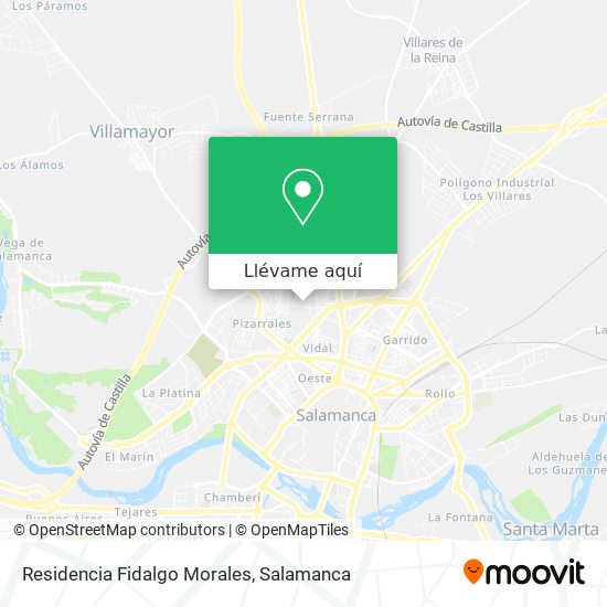 Mapa Residencia Fidalgo Morales