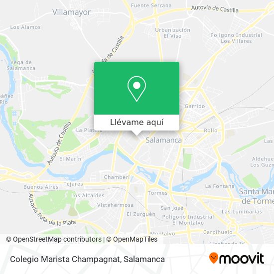 Mapa Colegio Marista Champagnat
