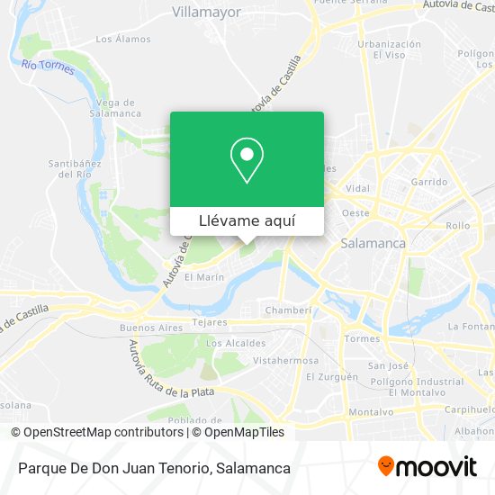 Mapa Parque De Don Juan Tenorio