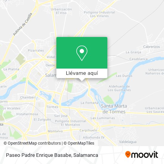 Mapa Paseo Padre Enrique Basabe