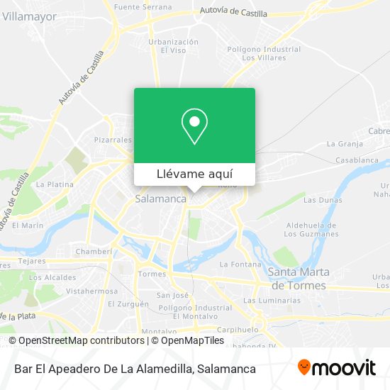 Mapa Bar El Apeadero De La Alamedilla