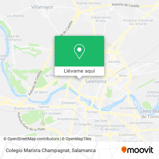 Mapa Colegio Marista Champagnat