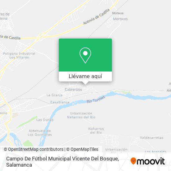 Mapa Campo De Fútbol Municipal Vicente Del Bosque