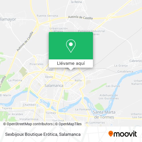 Mapa Sexbijoux Boutique Erótica