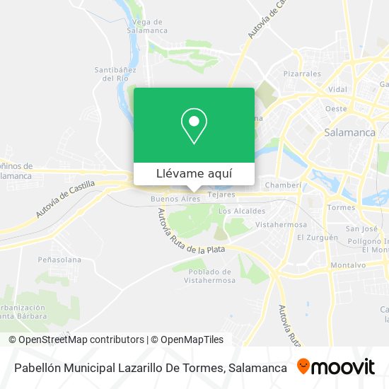 Mapa Pabellón Municipal Lazarillo De Tormes
