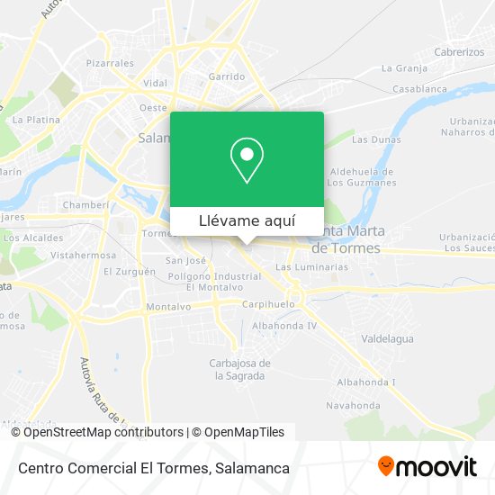 Mapa Centro Comercial El Tormes