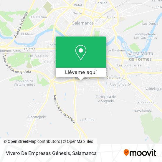 Mapa Vivero De Empresas Génesis