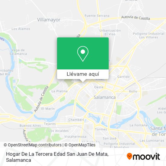 Mapa Hogar De La Tercera Edad San Juan De Mata