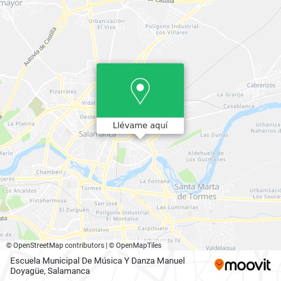Mapa Escuela Municipal De Música Y Danza Manuel Doyagüe