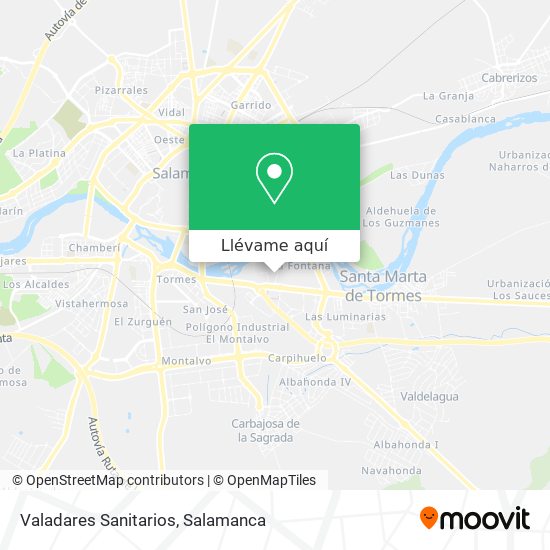 Mapa Valadares Sanitarios