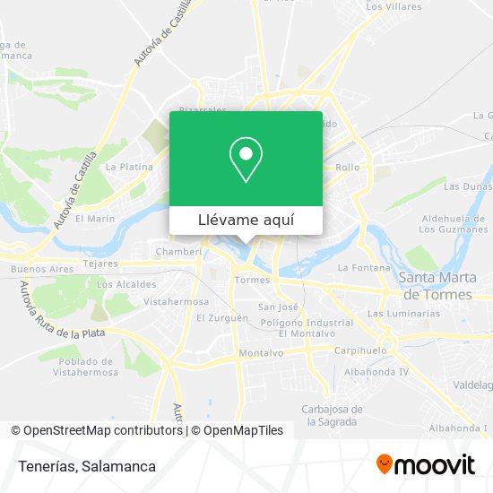 Mapa Tenerías