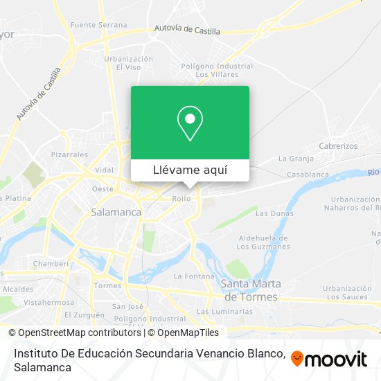 Mapa Instituto De Educación Secundaria Venancio Blanco
