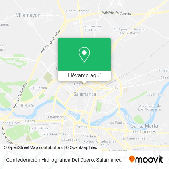 Mapa Confederación Hidrográfica Del Duero