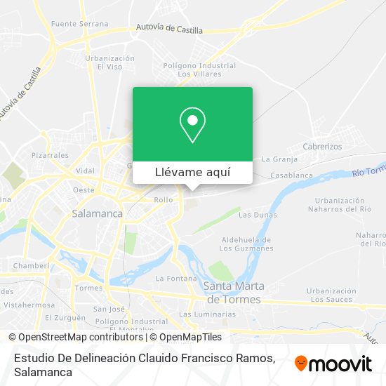 Mapa Estudio De Delineación Clauido Francisco Ramos