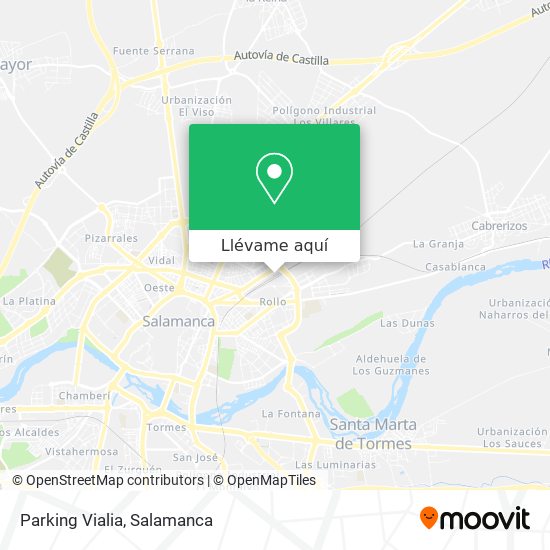 Mapa Parking Vialia