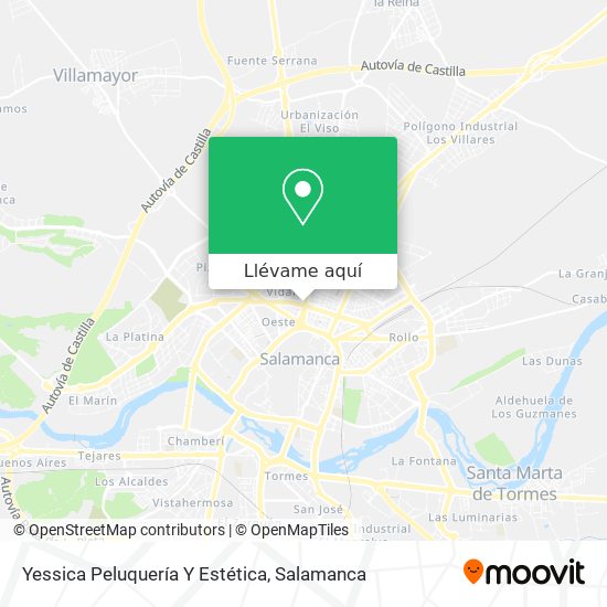 Mapa Yessica Peluquería Y Estética