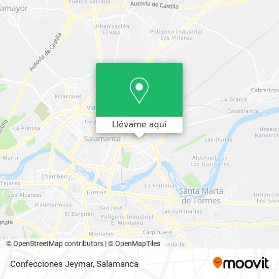 Mapa Confecciones Jeymar